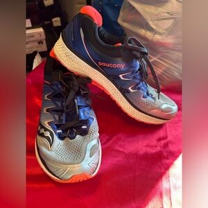 Saucony Men's Athletic Shoes in Blue and Orange